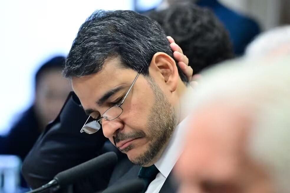 O ministro da AGU Jorge Messias durante evento oficial em Brasília representando o governo.